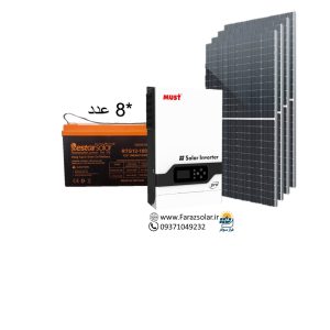 پکیج خورشیدی خانگی 10kw کیلووات
